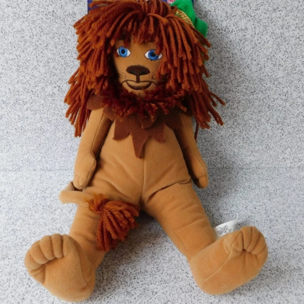 The Wizard of Oz Cowardly Lion Plush Vintage NOS Licensed by Nanco